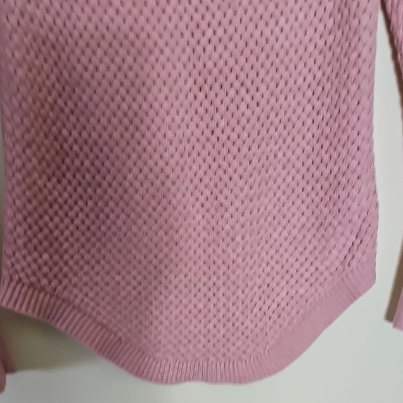 LOFT Soft Pink Textured Sweater - Picture 5 of 9